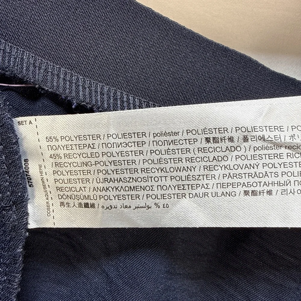 Mango navy crinkle